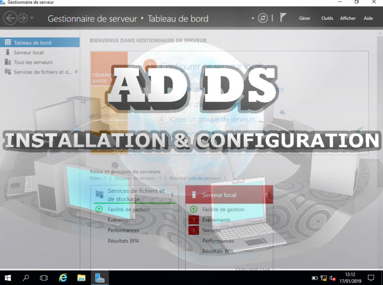 AD DS installation et configuration