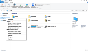 Windows 10 - Partition disque dur - Gerer