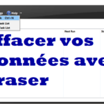 L'interface Eraser