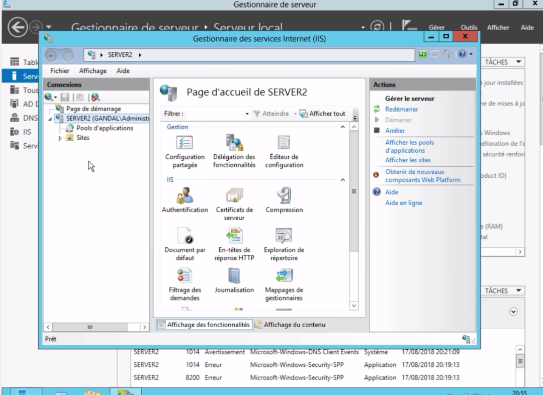 Comment Installer Et Configurer Le Server Web Iis Sous Windows Server 2016 Gandal Smart 9928
