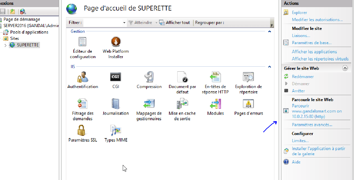 Iis R Smart Comment installer et configurer le Server Web IIS sous Windows Server ...