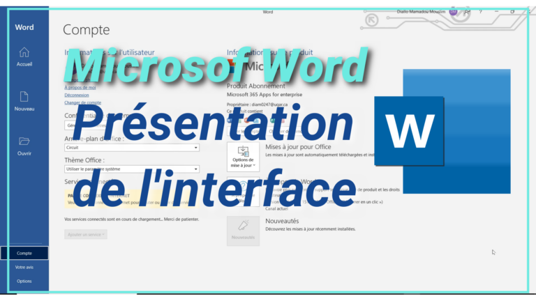 Formation Microsoft Word présentation et traitement du texte