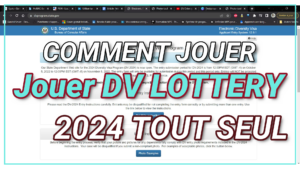 Comment jouer la dv lottery 2024