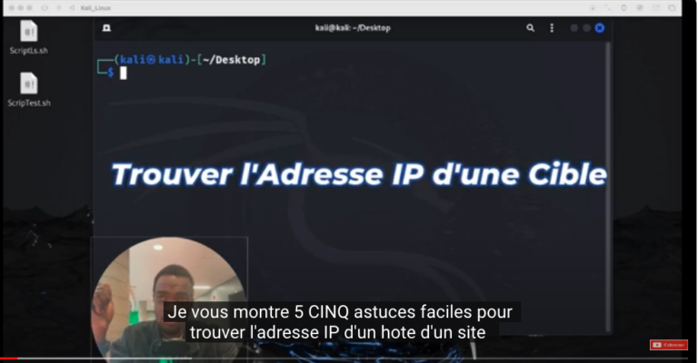 trouver ip adresse cible