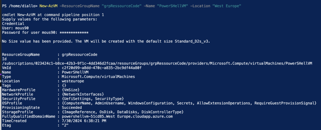 Azure powershell webapp