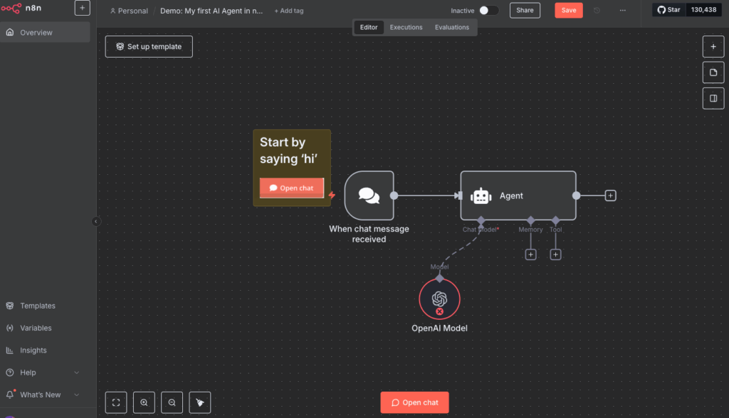  n8n projet test automatisation workflow