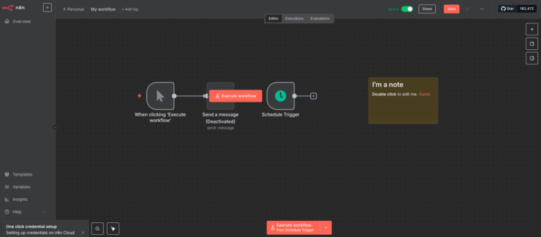 n8n workflow debutant