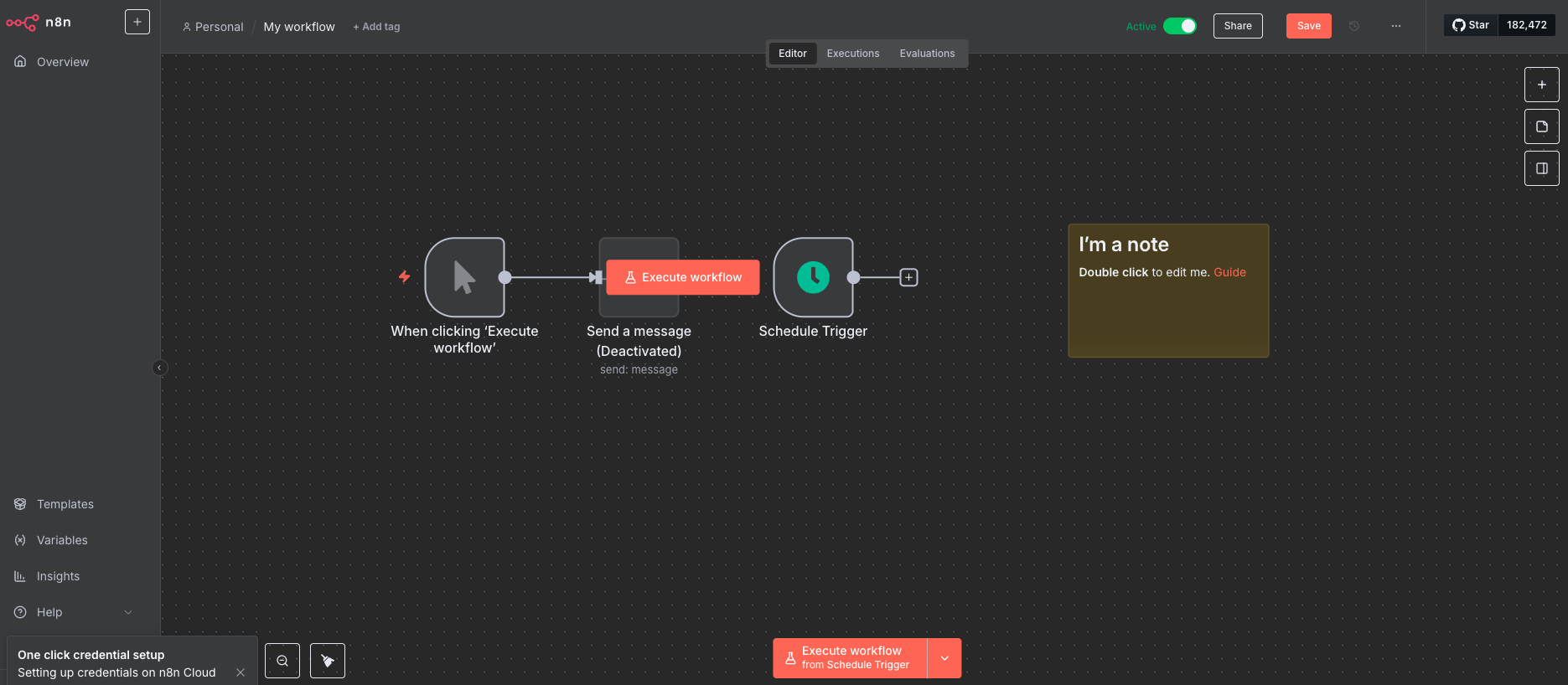 n8n workflow debutant