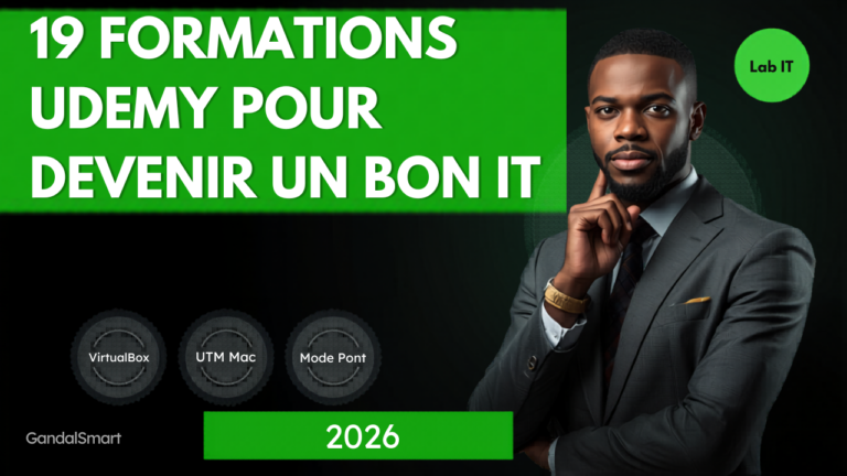 19 formations Udemy pour devenir un professionnel IT en 2026 (ma sélection personnelle)